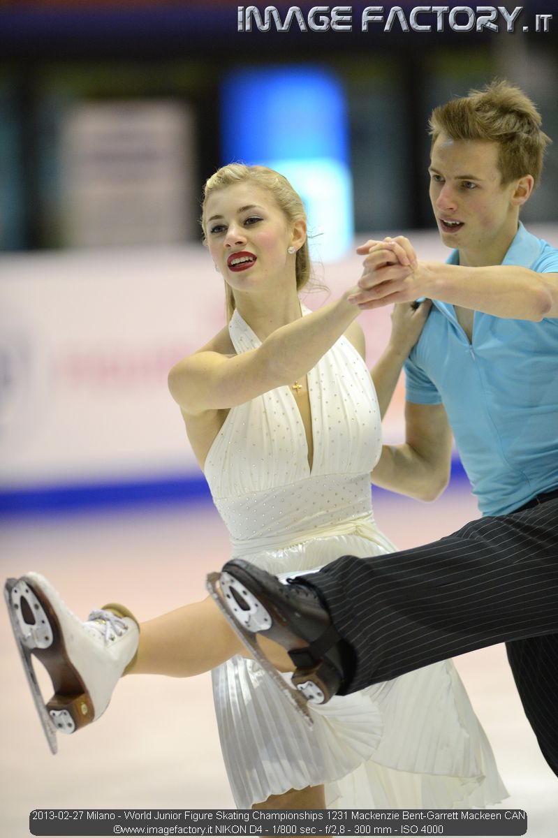 2013-02-27 Milano - World Junior Figure Skating Championships 1231 Mackenzie Bent-Garrett Mackeen CAN